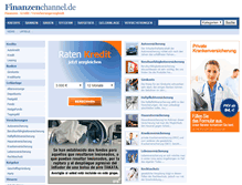 Tablet Screenshot of finanzenchannel.de
